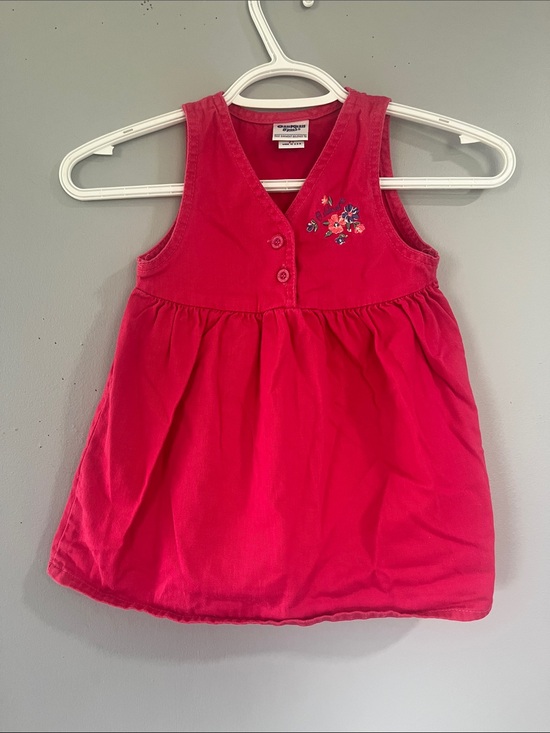 OshKosh B'gosh Other - OshKosh B'gosh PinkSleeveless  Dress with Embroidered Floral Accent 2T